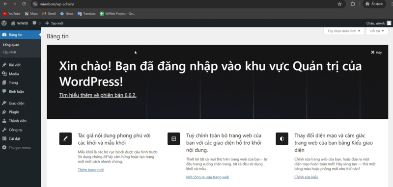 Huong dan tao Website bang WordPress nhanh chong chi voi 3 phut 35