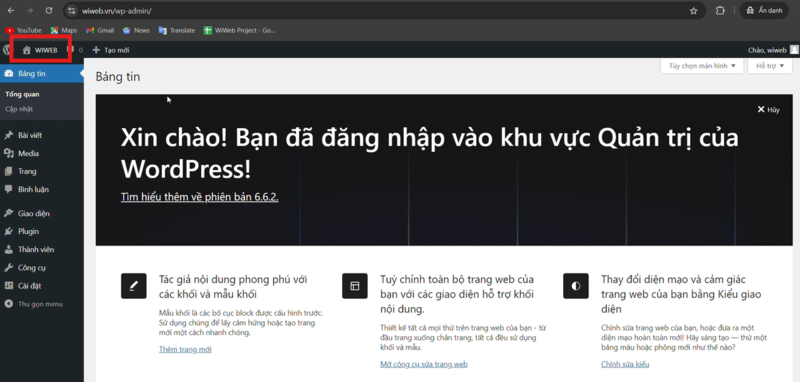 Huong dan tao Website bang WordPress nhanh chong chi voi 3 phut 36