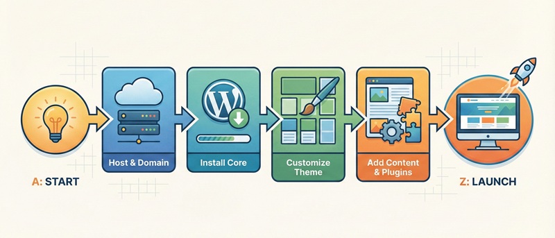 Hướng dẫn quy trình tự làm Website WordPress từ A-Z