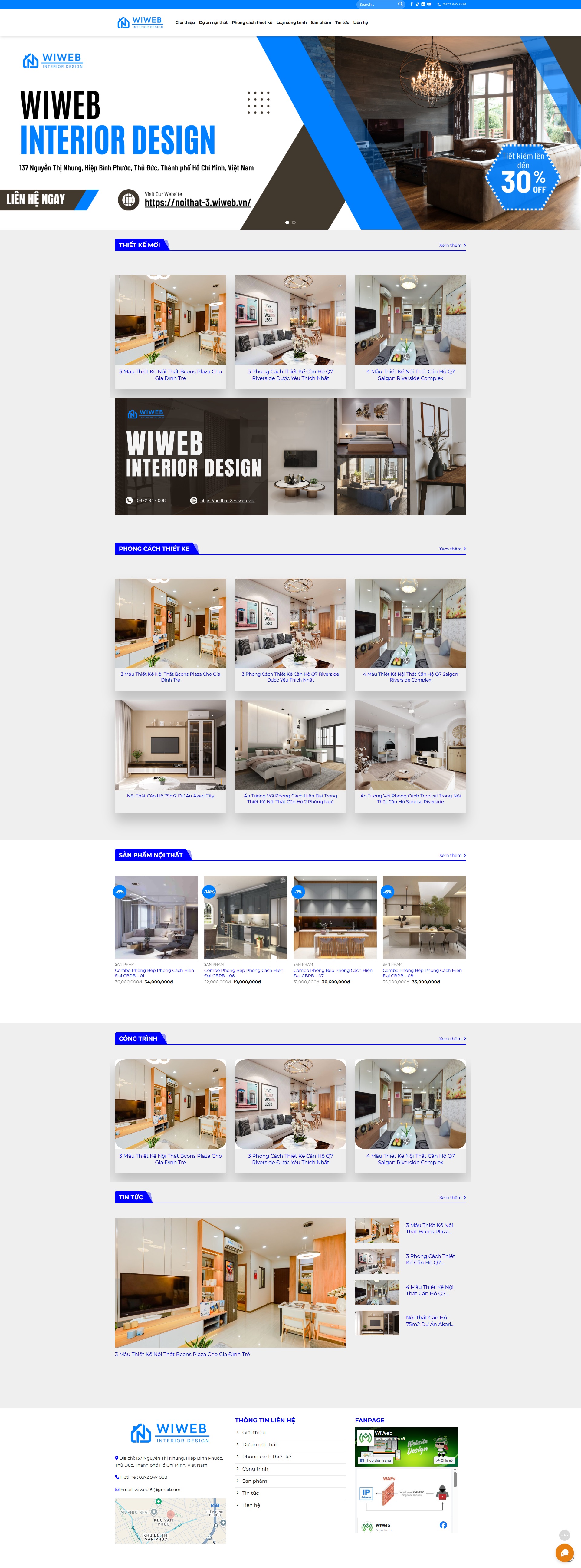 Fullpage theme nội thất 3