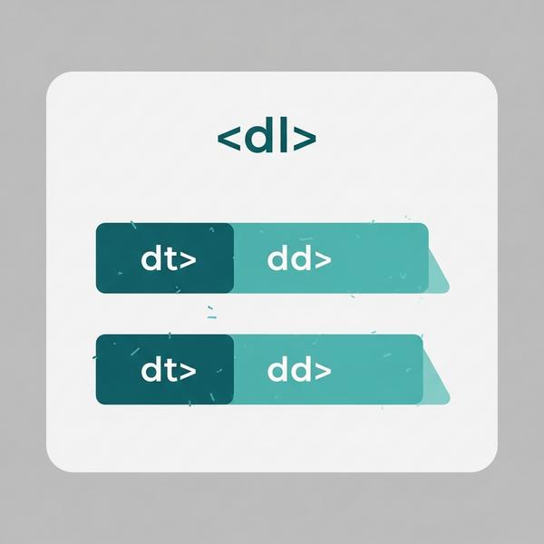 Danh sách mô tả/định nghĩa - Thẻ , ,