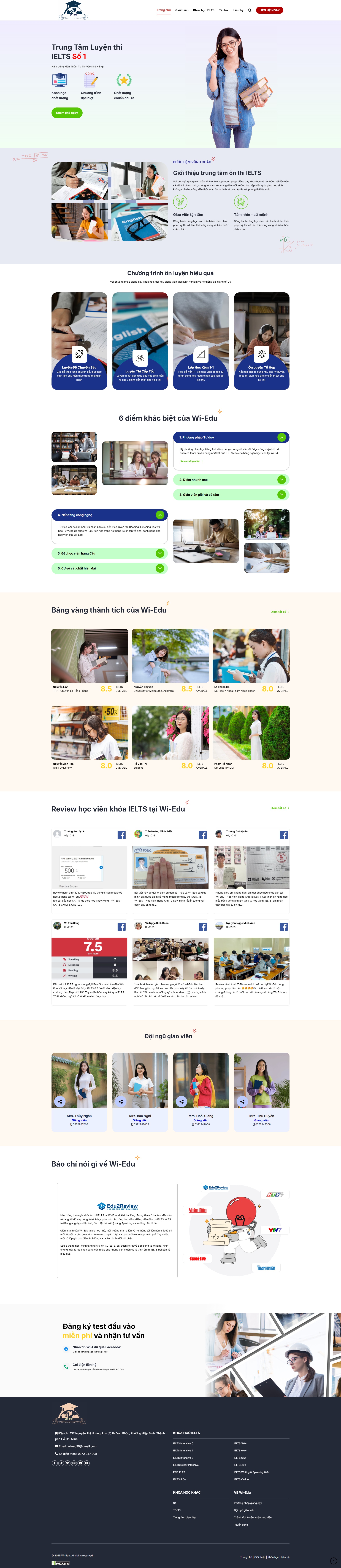 Fullpage website giáo dục 3