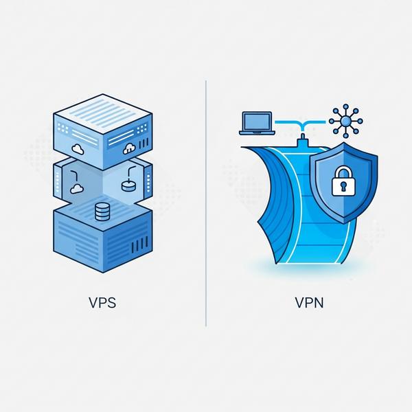 Phân biệt sự khác nhau giữa VPS và VPN