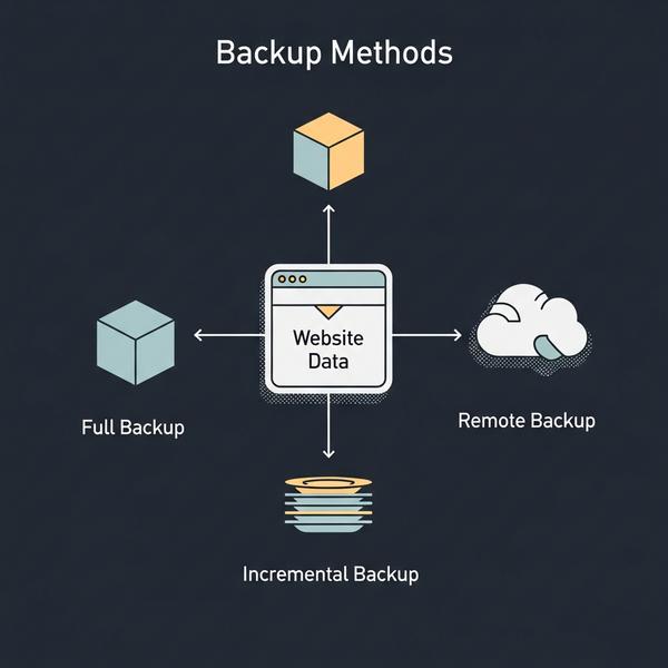 Phân loại các hình thức Backup Website phổ biến
