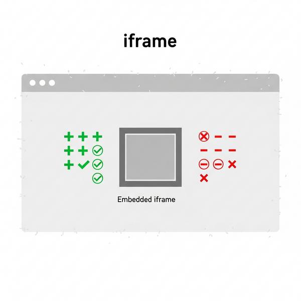 Phân tích ưu và nhược điểm khi sử dụng iframe