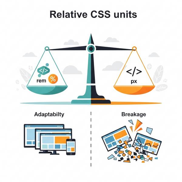 Tại sao việc lựa chọn đúng đơn vị trong CSS lại quan trọng?