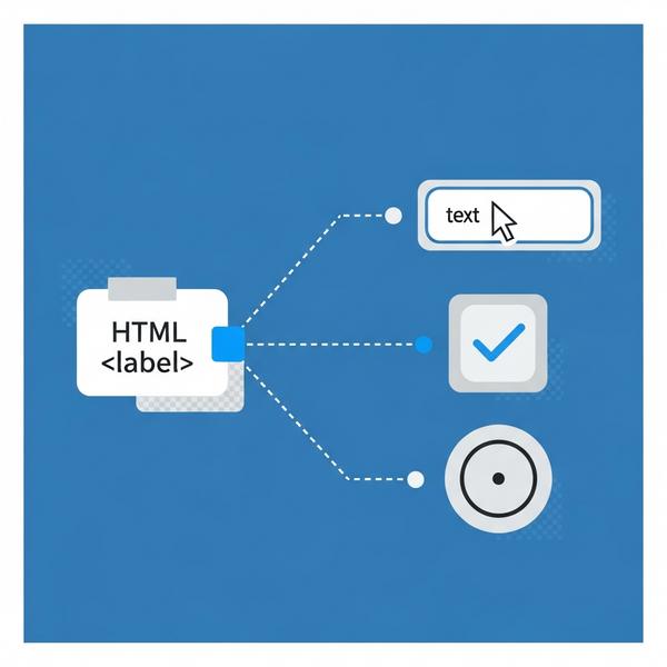 Ví dụ thực tế về Thẻ Label với các loại Input phổ biến