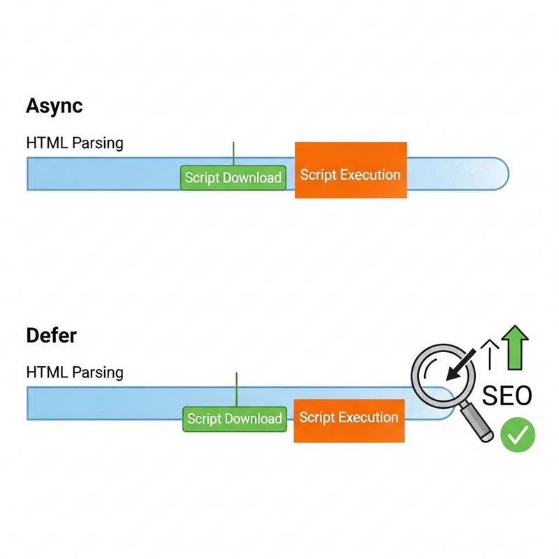 Async và Defer: Cái nào tốt hơn cho SEO?