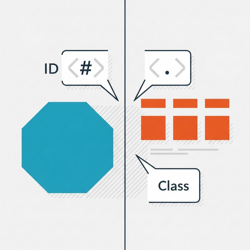 Cú pháp khai báo và sử dụng ID và Class
