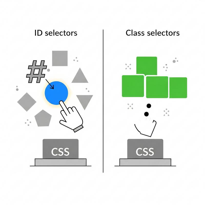 ID và Class là gì? Nền tảng cốt lõi của CSS Selector