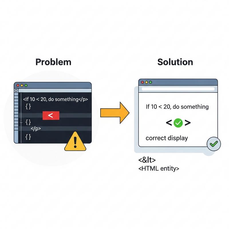 Tại sao và khi nào cần sử dụng HTML Entities?