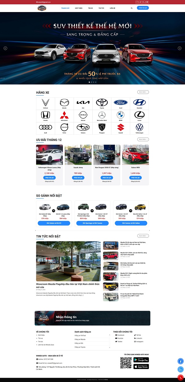 Thumbnail Website ô tô 1