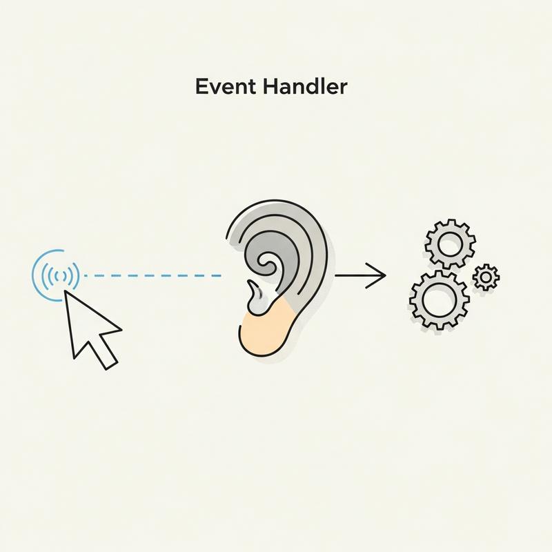 Event Handlers: Cách lắng nghe và xử lý sự kiện