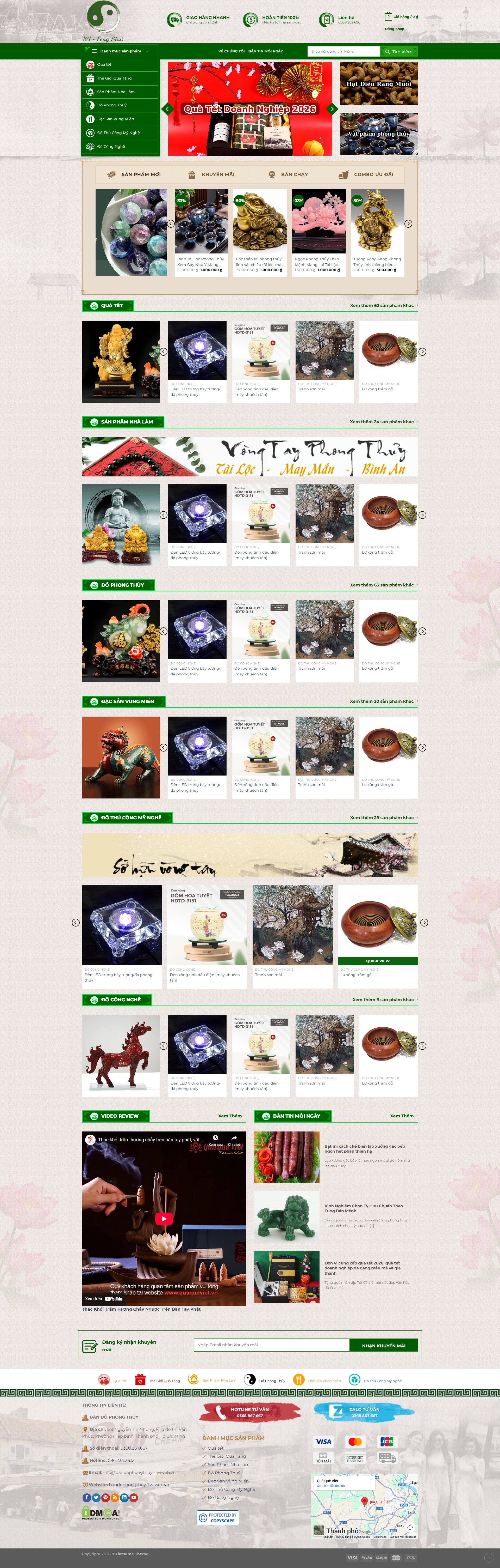 Fullpage bán đồ phong thủy 1