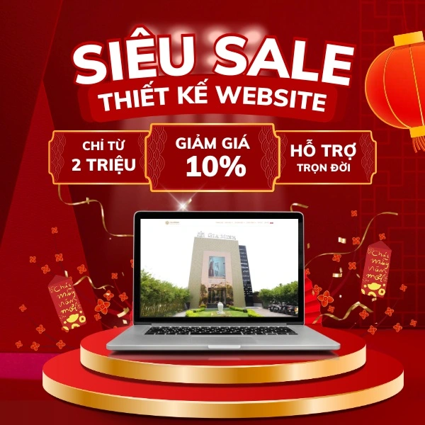 Sale thiết kế Website