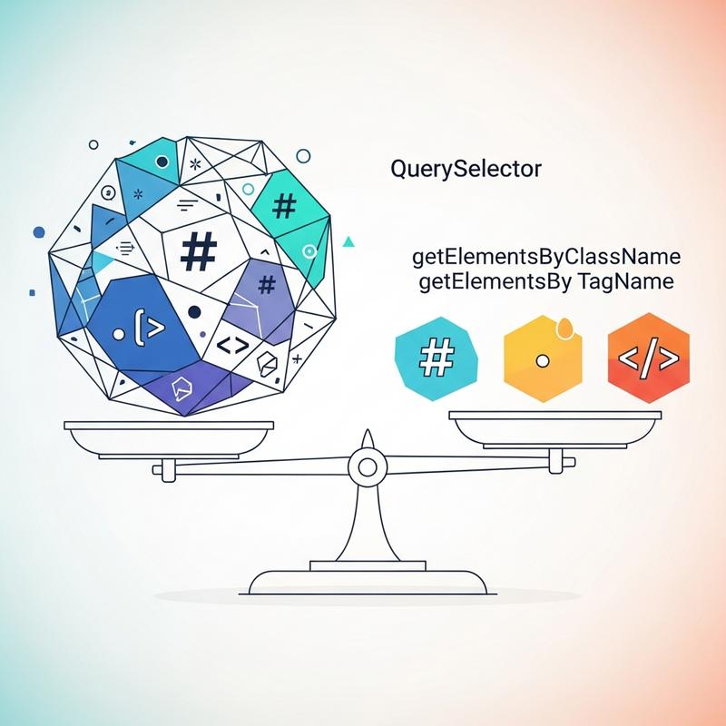 So sánh chi tiết: querySelector vs các phương thức khác