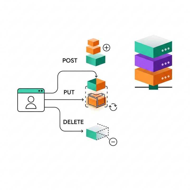 Tạo yêu cầu phức tạp: Gửi dữ liệu với POST, PUT, DELETE