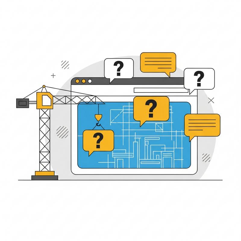 Câu hỏi thường gặp khi thiết kế website ngành xây dựng