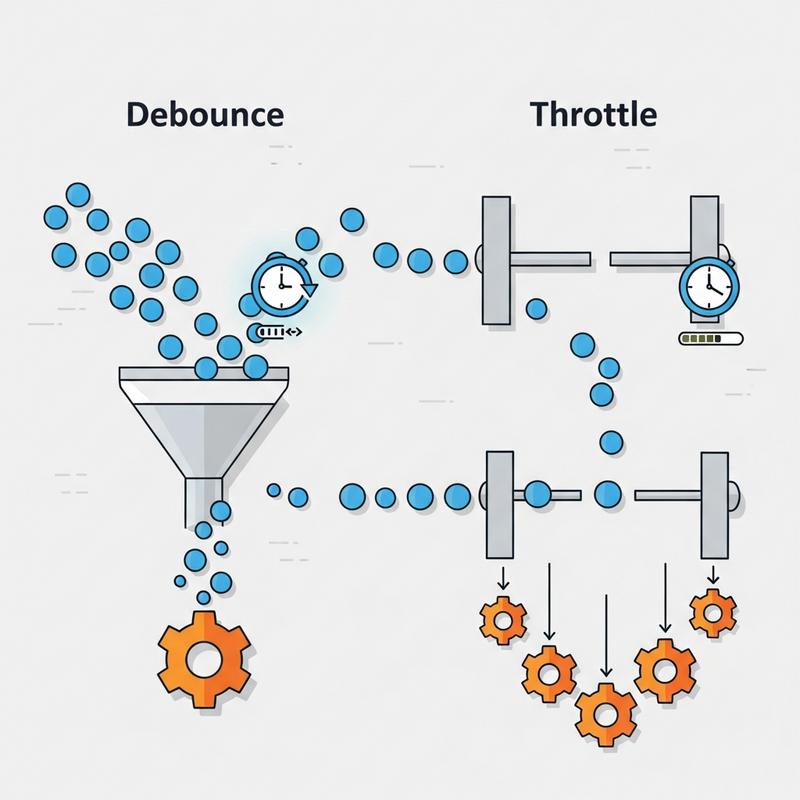 Debounce và Throttle là gì? Giải mã 2 kỹ thuật tối ưu hóa hiệu năng