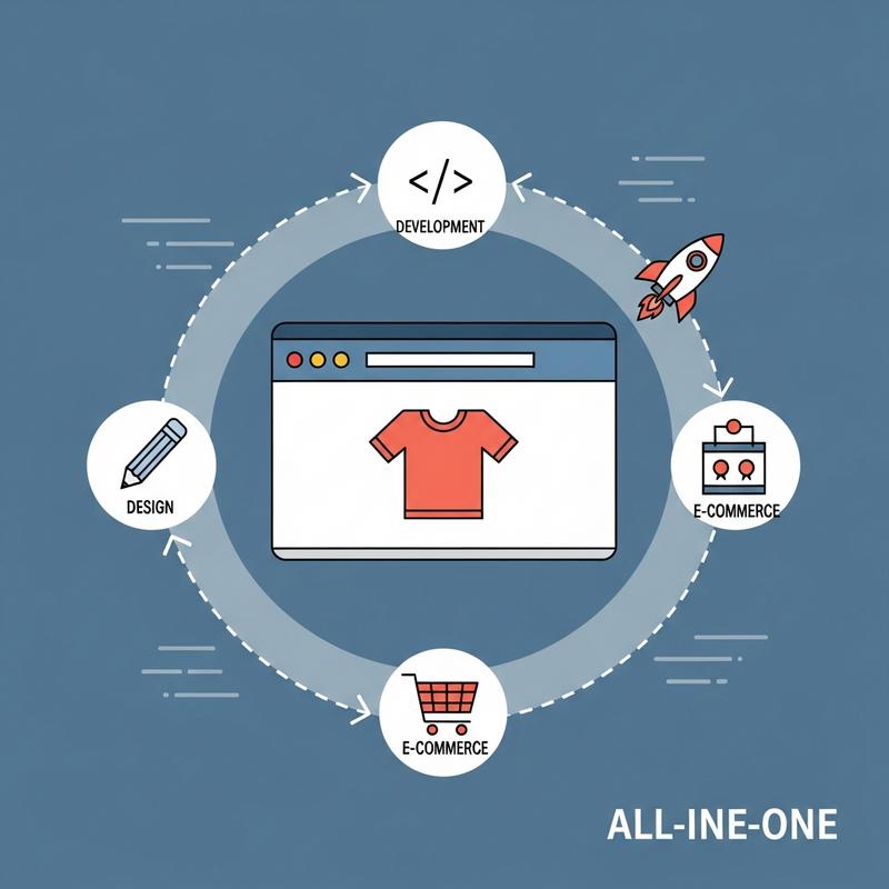 Dịch vụ thiết kế website may mặc trọn gói tại WiWeb