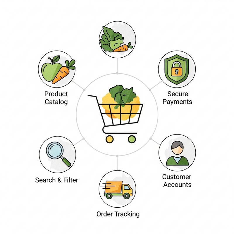 Một website bán nông sản hiệu quả cần có những chức năng gì?