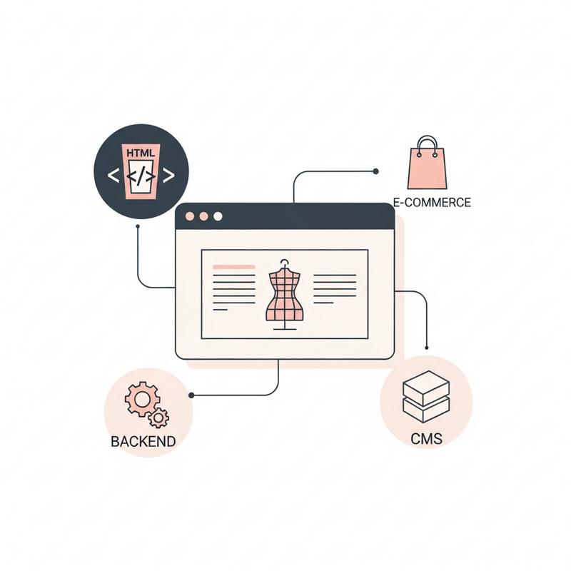 Nền tảng và công nghệ chúng tôi sử dụng để thiết kế website thời trang