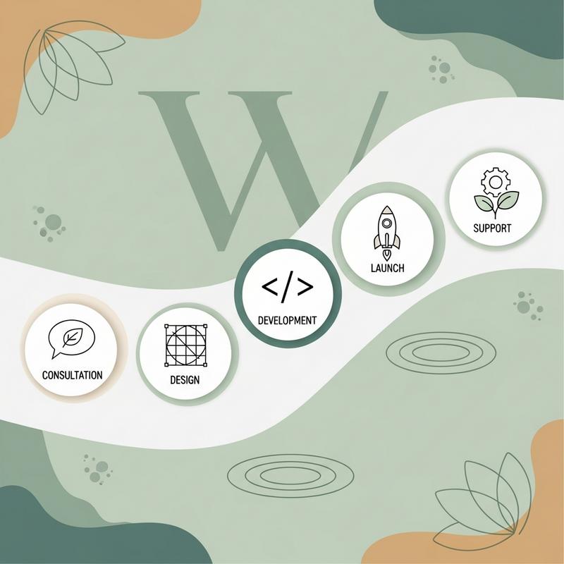 Quy trình 5 bước thiết kế website spa chuyên nghiệp tại WiWeb