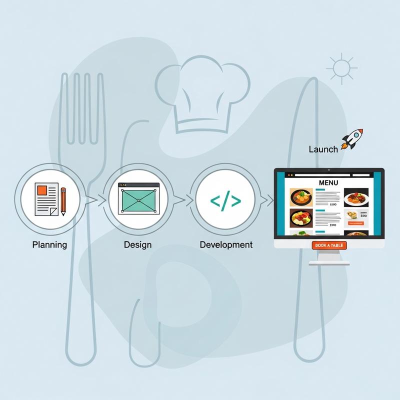 Quy Trình Triển Khai Website Nhà Hàng Chuyên Nghiệp Tại WiWeb