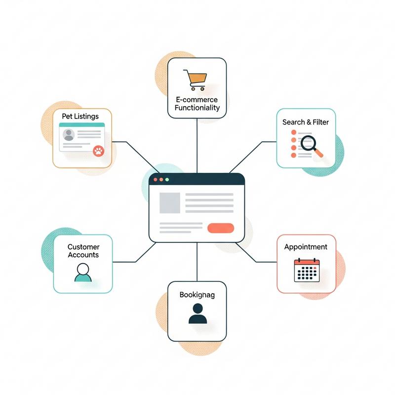 Thiết kế web bán thú cưng cần những chức năng gì?